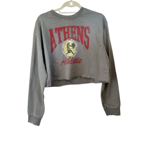 Forever 21 Tops - Forever 21 Athens Athletic Cropped Sweatshirt – Size L NWT
